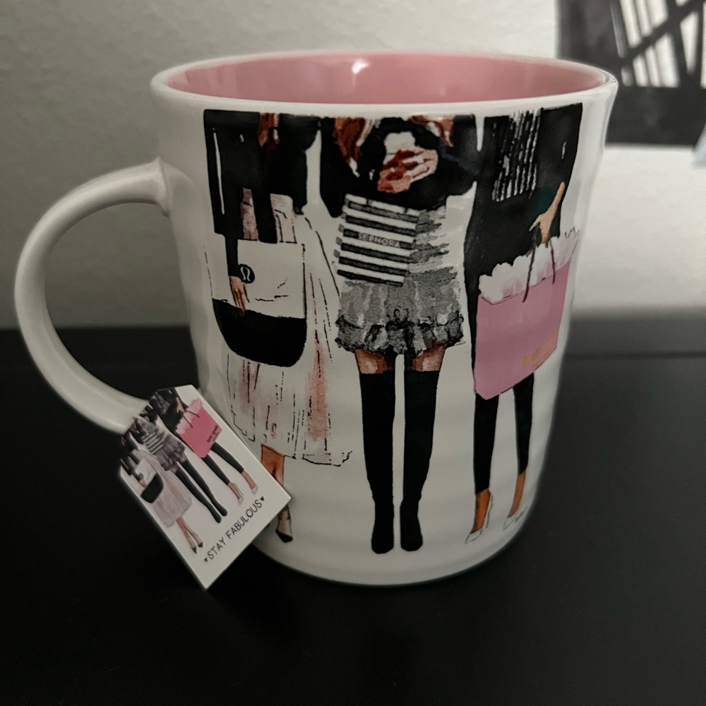 NWT Amanda Greenwood shopping Divas Mug
